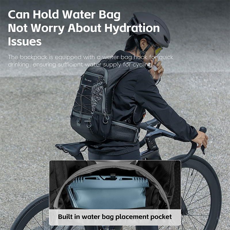 Велосипедный рюкзак WEST BIKIN – обзор и цена Cycling Commute Backpack